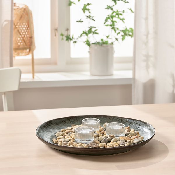 Блюдо, 34 см, антрацит IKEA ERTAPPAD 605.234.78 - фото 3