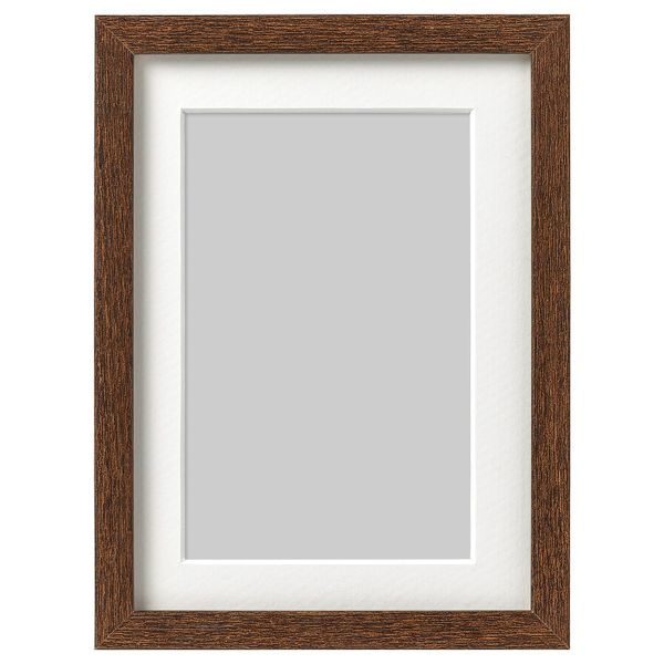 Рама, классический коричневый 13x18 см IKEA HOVSTA ХОВСТА 003.657.64 - фото 1