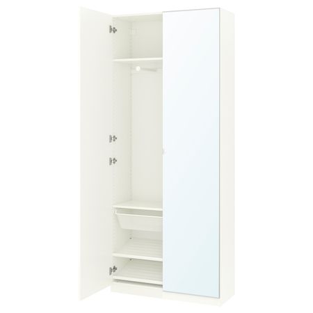 Гардероб, белый, Форсанд Викедаль, 100x38x236 см IKEA ПАКС 592.465.90