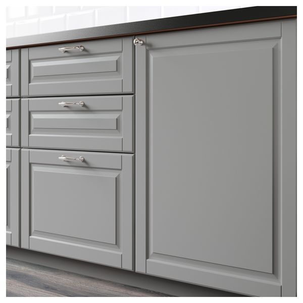 Дверь БУДБИН, серый - схема-чертеж с размерами