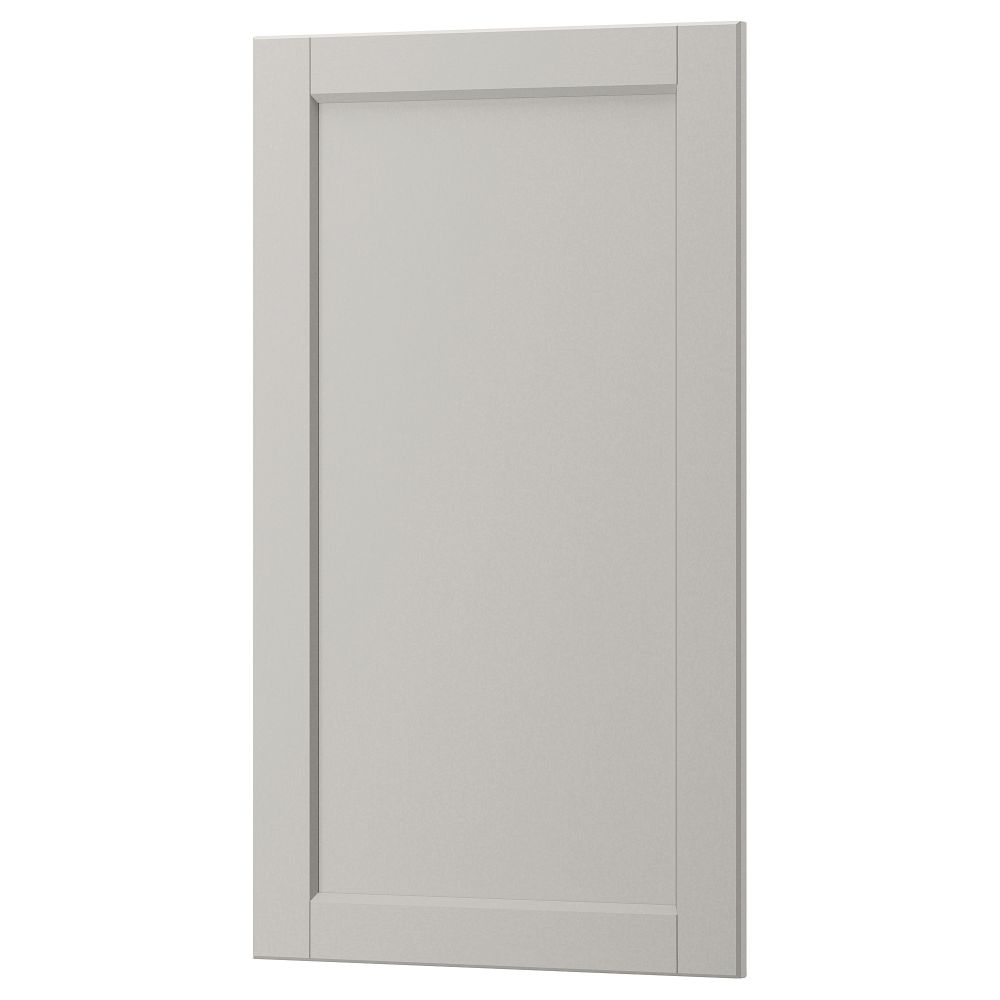 Фронтальная панель для посудомоечной машины ЛЕРХЮТТАН, светло-серый (45x80 см) - схема-чертеж с размерами