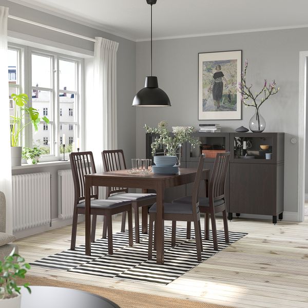 Стол и 4 стула, 120, 180 cm IKEA EKEDALEN ЛЕН ЭКЕДАЛЕН, EKEDALEN ЛЕН ЭКЕДАЛЕН 794.294.14 - фото 3