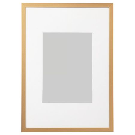 LOMVIKEN Рама - золотой 21x30 см