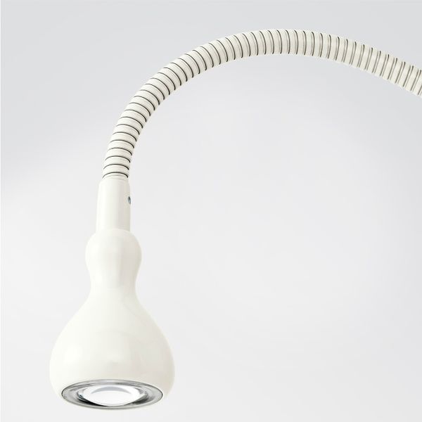 Софит настенный, с зажимом, светодиодн, белый IKEA ЯНШО 903.607.19 - фото 6