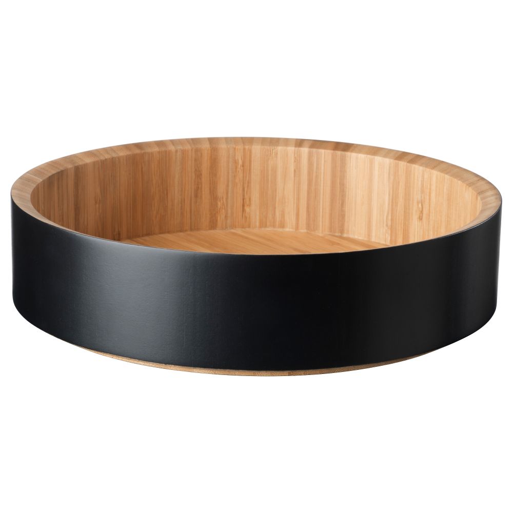 Миска НОДВЭНДИГ, черный (27 см) - схема-чертеж с размерами