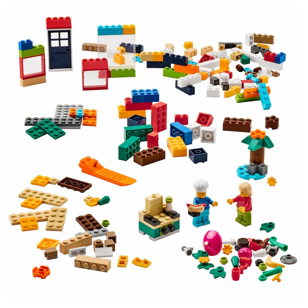 Конструктор LEGO®, 201 деталь, разные цвета IKEA BYGGLEK БЮГГЛЕК 804.368.90 - фото 1
