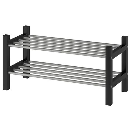 Полка для обуви, черный 79x32x37 см IKEA TJUSIG ЧУСИГ 903.752.59