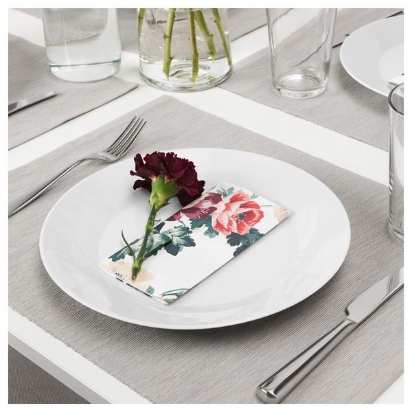 Салфетка бумажная СМАКСИННЕ, разноцветный, цветок (33x33 см) - фото 3