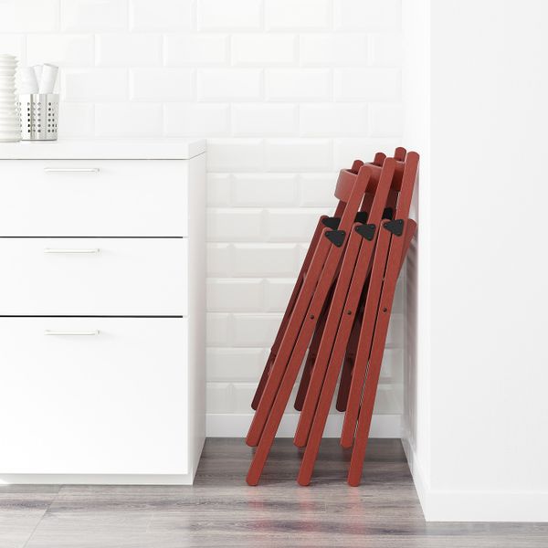 Стул складной, красный IKEA ТЕРЬЕ 703.609.75 - фото 5