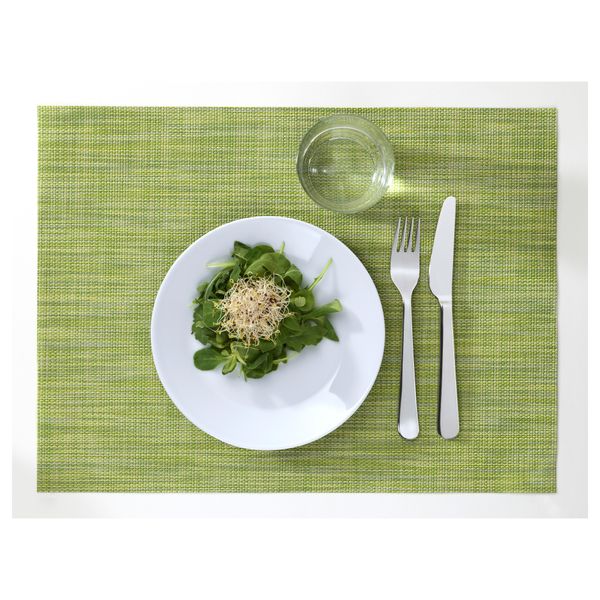 Салфетка под приборы, 45x33 см, зеленый IKEA SNOBBIG СНУББИГ 003.437.72 - фото 3