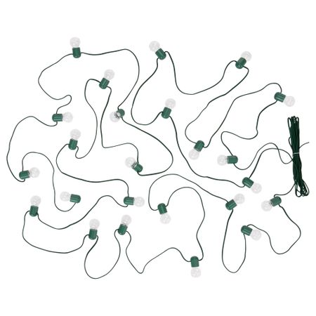 Гирлянда, 24 светодиода СТРОЛА, зеленый