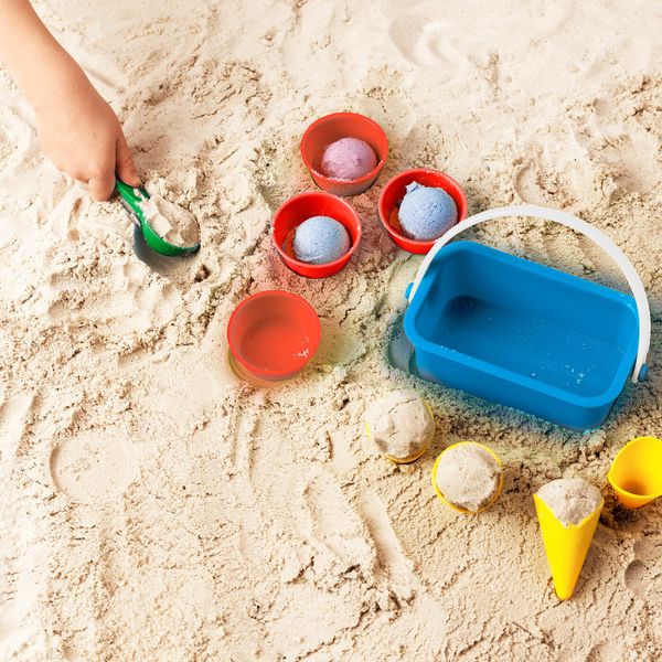 Игрушечный набор для мороженого, 10 предметов IKEA САНДИГ 504.740.01 - схема-чертеж с размерами