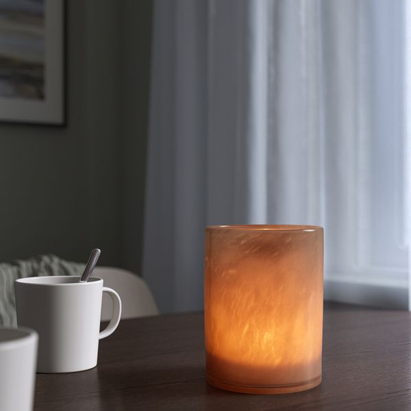 Подсвечник, 15 см, бежевый IKEA VINDSTILLA 205.504.64 - фото 3