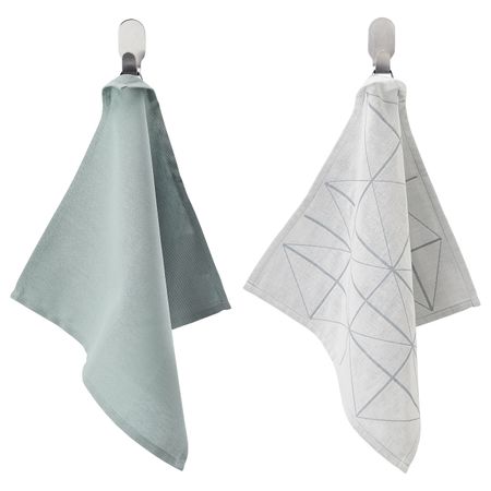 Полотенце кухонное, синий 35x35 см IKEA SANDVIVA САНДВИВА 604.643.89