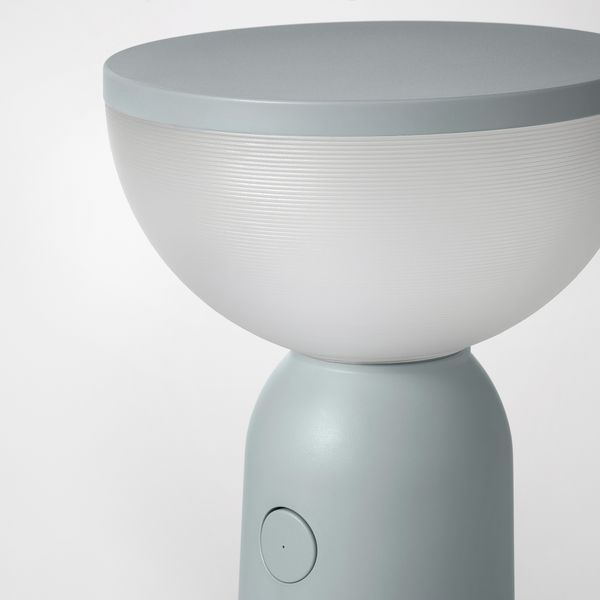 Переносная лампа, зарядное устройство, регулируемая яркость серо-синий светлый IKEA BETTORP 904.303.69 - фото 11