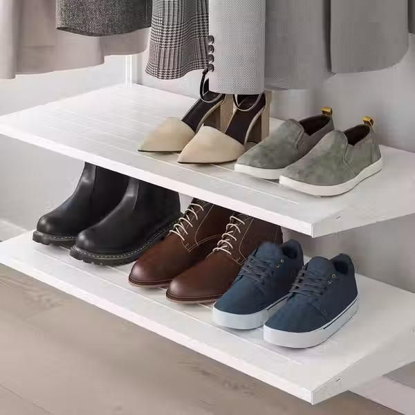 BOAXEL Гардероб, комбинация - белый 82x40x201 см - схема-чертеж с размерами