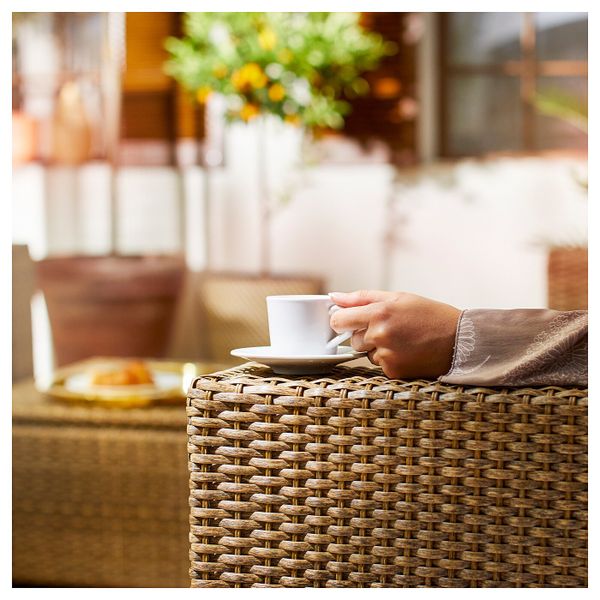 3-местный модульный диван, садовый, коричневый/Холло черный 223x82x82 см IKEA СОЛЛЕРОН 092.611.49 - фото 3