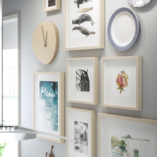 Рама, 21x30 см, под березу IKEA HOVSTA ХОВСТА 403.657.62 - схема-чертеж с размерами