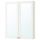 Зеркальный шкаф с 2 дверцами, 80x14x96 см, Kasjön белый IKEA GODMORGON ГОДМОРГОН 003.922.39