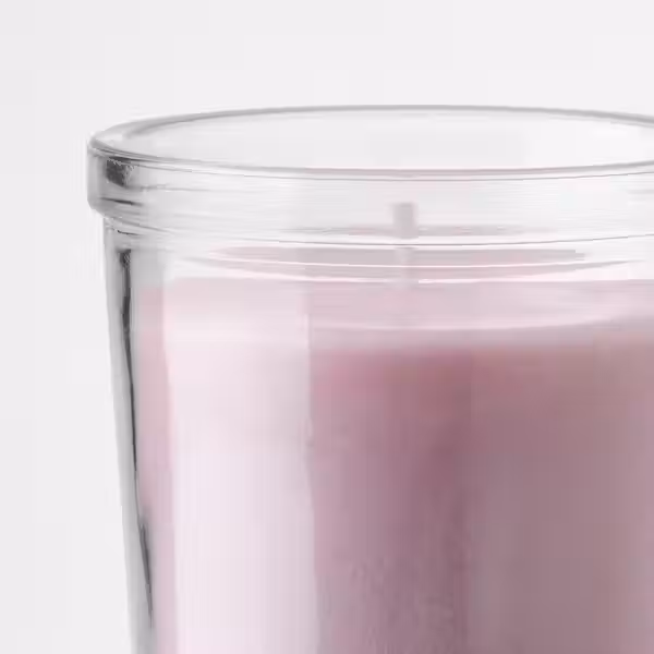 LUGNARE ЛУГНАРЕ Ароматическая свеча в стакане - Жасмин/розовый 20 ч - схема-чертеж с размерами