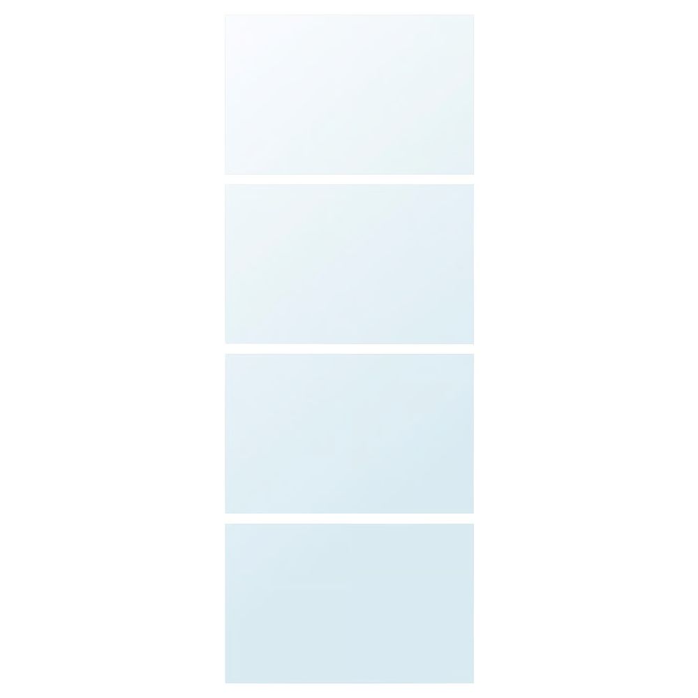 AULI 4 панели д/рамы раздвижной дверцы - зеркальное стекло 75x201 см - фото 1