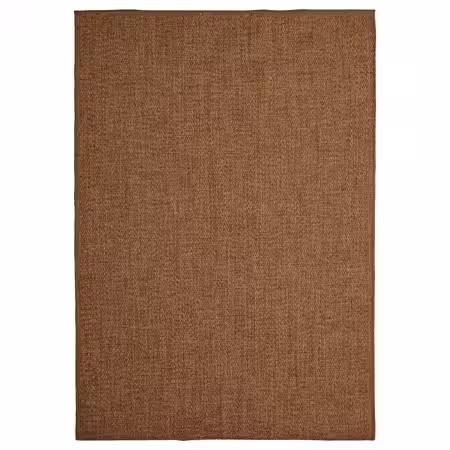 LYDERSHOLM ЛЮДЕРСХОЛЬМ Ковер безворсовый, д/дома/улицы - классический коричневый 133x195 см