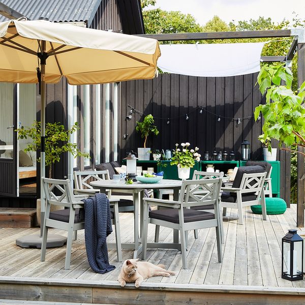 Садовое кресло, серый IKEA BONDHOLMEN БОНДХОЛЬМЕН 404.206.31 - фото 2