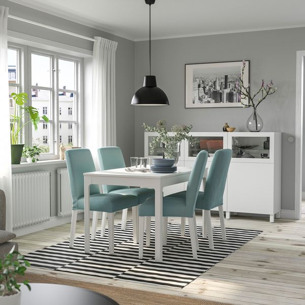 Стол и 4 стула, 120, 180 cm IKEA BERGMUND БЕРГМУНД, EKEDALEN ЛЕН ЭКЕДАЛЕН 194.082.21 - фото 3