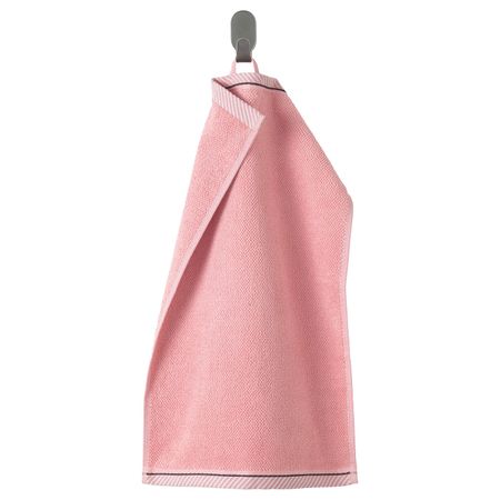 Полотенце, розовый 30x50 см IKEA ВИКФЬЕРД 604.052.34