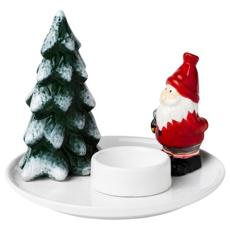 Подсвечник для греющей свечи, белый 13 см IKEA VINTER 2020 ВИНТЕР 2020 404.749.83