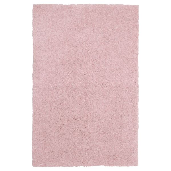 Ковер, длинный ворс, розовый 60x90 см IKEA LINDKNUD ЛИНДКНУД 904.299.50 - фото 1