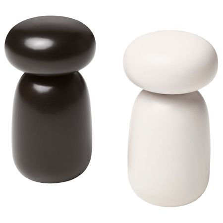 Мельница для специй КРЮДДСМАК, черный, белый (13 см)