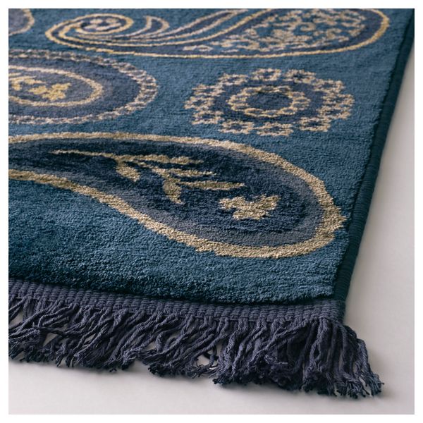 Ковер, короткий ворс ВИЛСУНД, синий (160x230 см) - фото 3