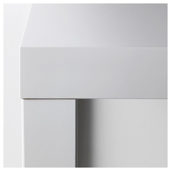 Придиванный столик ЛАКК, серый (55x55 см) - схема-чертеж с размерами