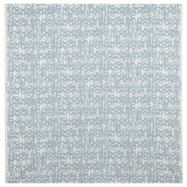 Ткань, голубой/естественный 150 см IKEA LOTTALI ЛОТТАЛИ 304.901.20 - фото 1