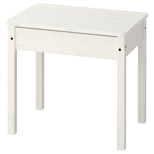 Стол с отделением для хранения, белый, 60x45 см IKEA SUNDVIK СУНДВИК 402.017.37 - фото 1