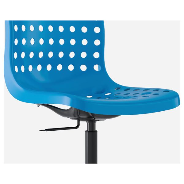 Рабочий стул, синий, черный IKEA СКОЛБЕРГ / СПОРРЕН 492.756.63 - фото 3