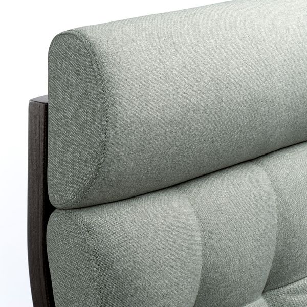 Кресло, черно-коричневый/Гуннаред светло-зеленый IKEA POÄNG ПОЭНГ 494.372.22 - фото 3