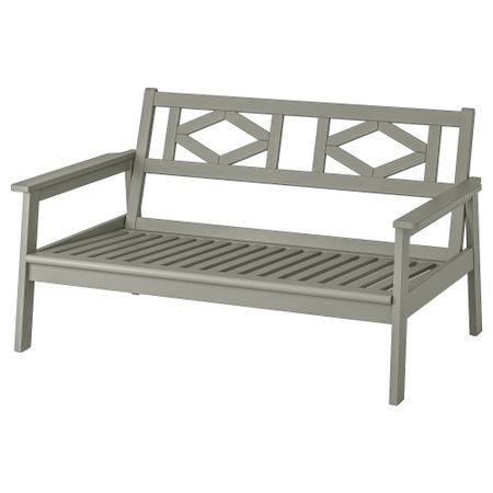 2-местный диван, садовый, 139x81x73 см, серый IKEA BONDSTOCKHOLM СТОКГОЛЬМMEN БОНДХОЛЬМЕН 704.206.63