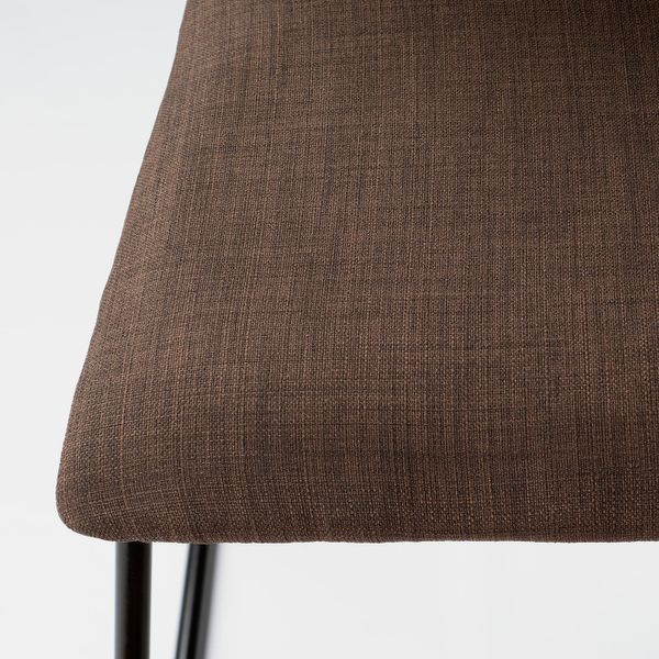 Стул, черный/Шифтебу коричневый IKEA NILSINGE НИЛЬСИНГЕ 204.953.35 - схема-чертеж с размерами