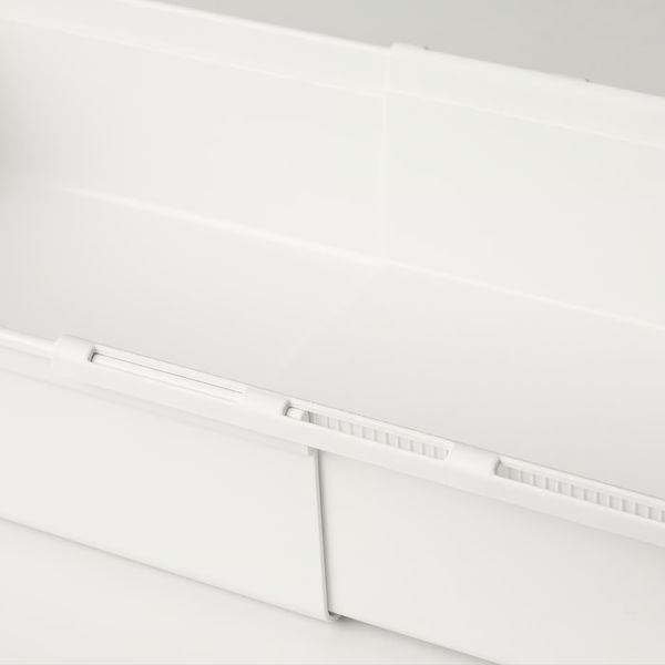 KACKLA Раздвижная коробка - белый 25-38x19 см - фото 3