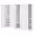 PAX / GULLABERG Гардероб, комбинация - белый/белый 250x60x201 см