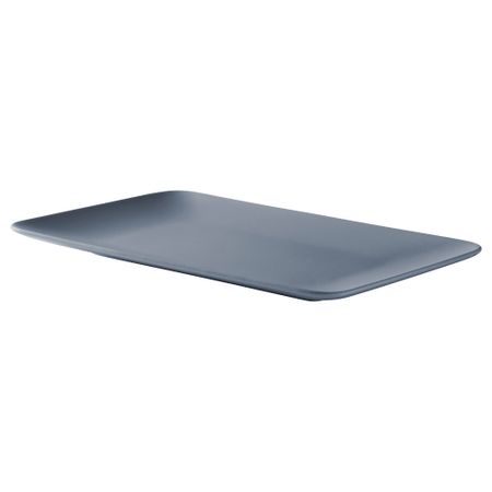 Тарелка ДИНЕРА, серо-синий (30x20 см)