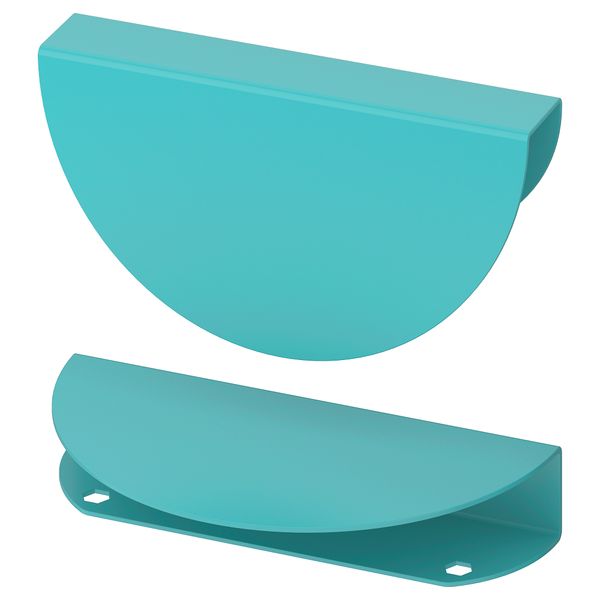 Ручка, 130 мм, бирюзовый, полукруг IKEA BEGRIPA БЕГРИПА 305.400.78 - фото 2