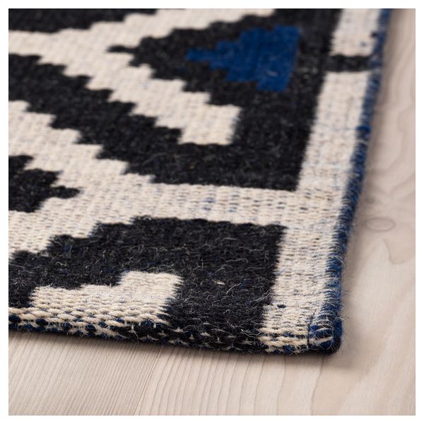 Ковер безворсовый ОВЕРАЛЛЬТ, черный (80x200 см) - фото 3