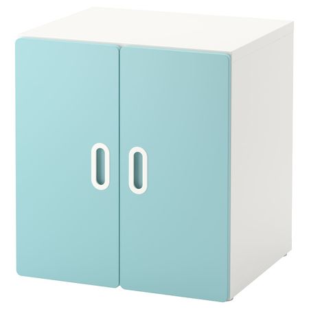Шкаф, белый/голубой 60x50x64 см IKEA STUVA СТУВА / FRITIDS ФРИТИДС 892.794.85