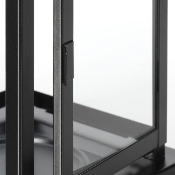 Фонарь для формовой свечи, для дома, улицы черный 28 см IKEA BORRBY БОРБЮ 603.716.63 - фото 4