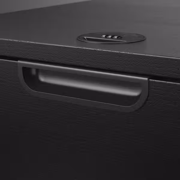 GALANT Шкаф для папок - ясеневый шпон/черная морилка 51x120 см - фото 3