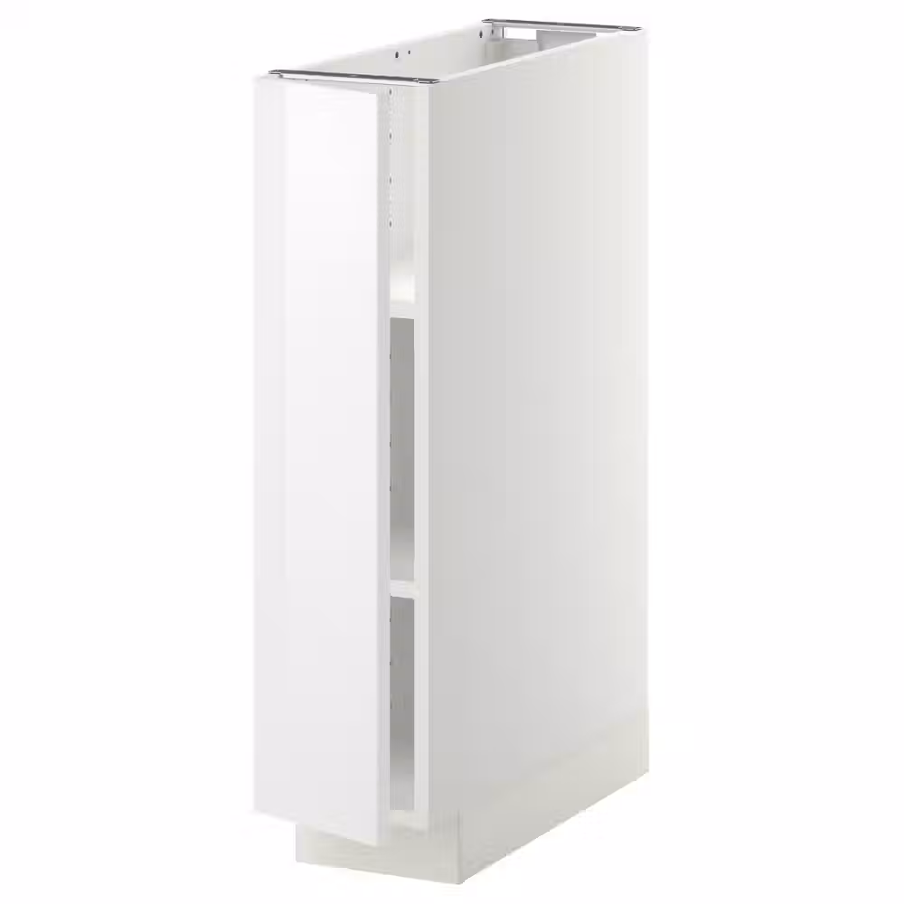METOD Напольный шкаф с полками - белый/Ringhult белый 20x60 см - фото 1