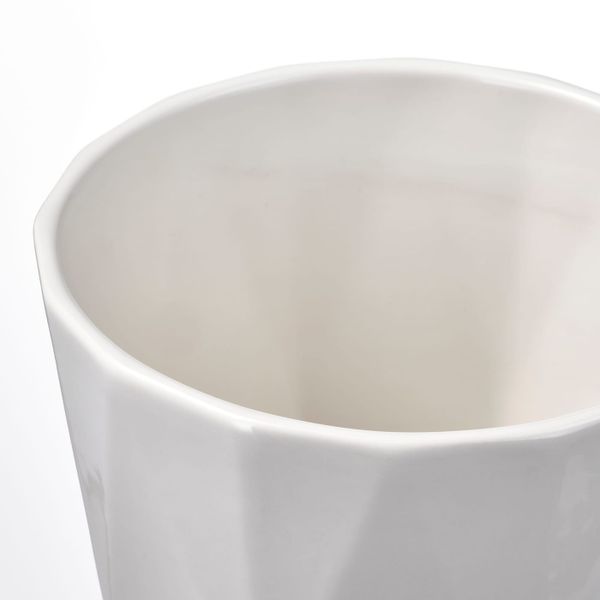 Кашпо, для дома, улицы белый с оттенком 12 см IKEA RAPSFRÖ РАПСФРЁ 505.054.32 - схема-чертеж с размерами